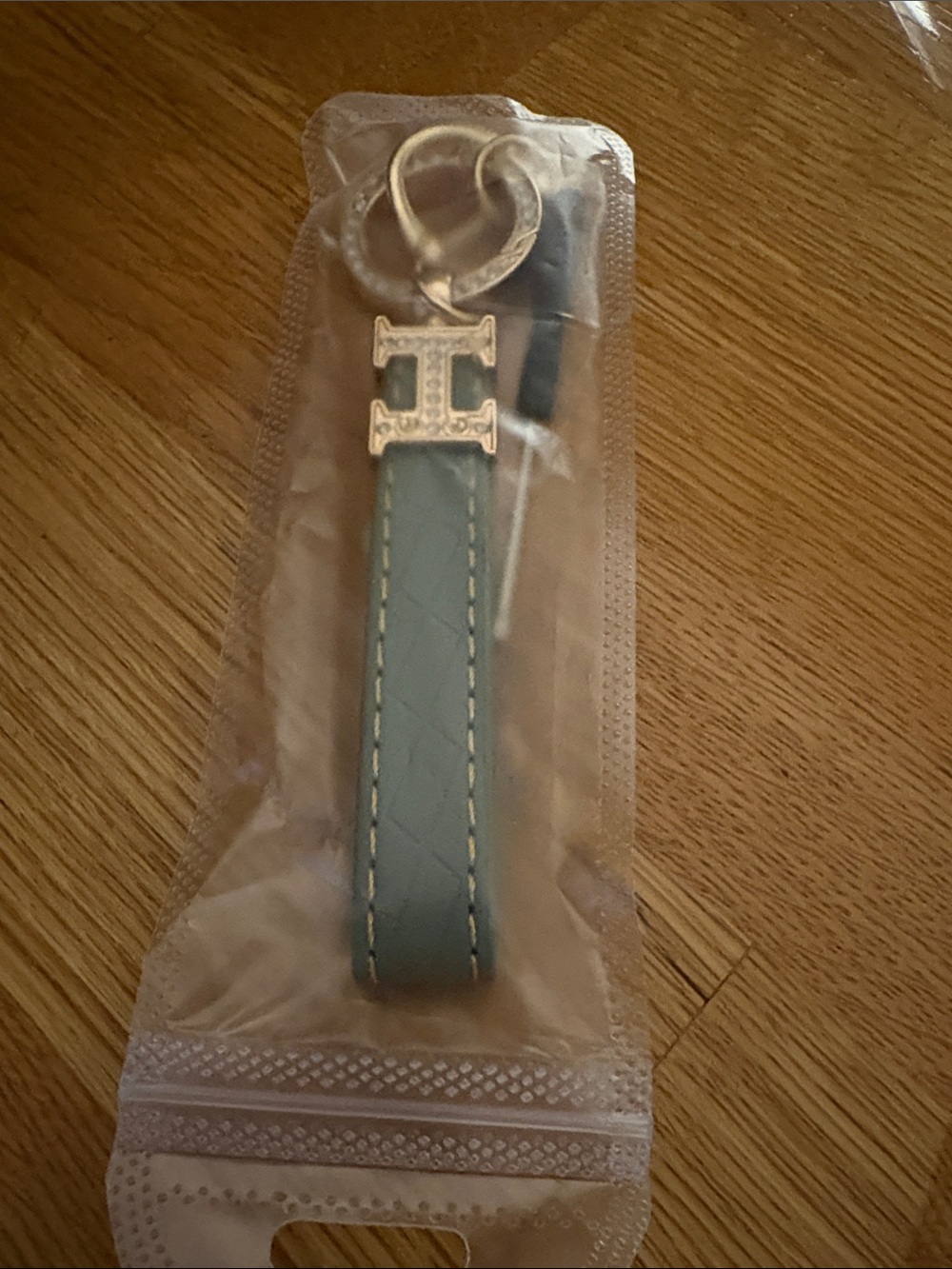 Sage Initial Keychain